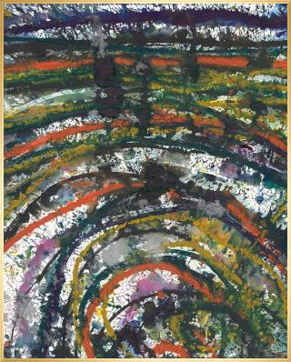 Down the Tube II Framed Wall Art