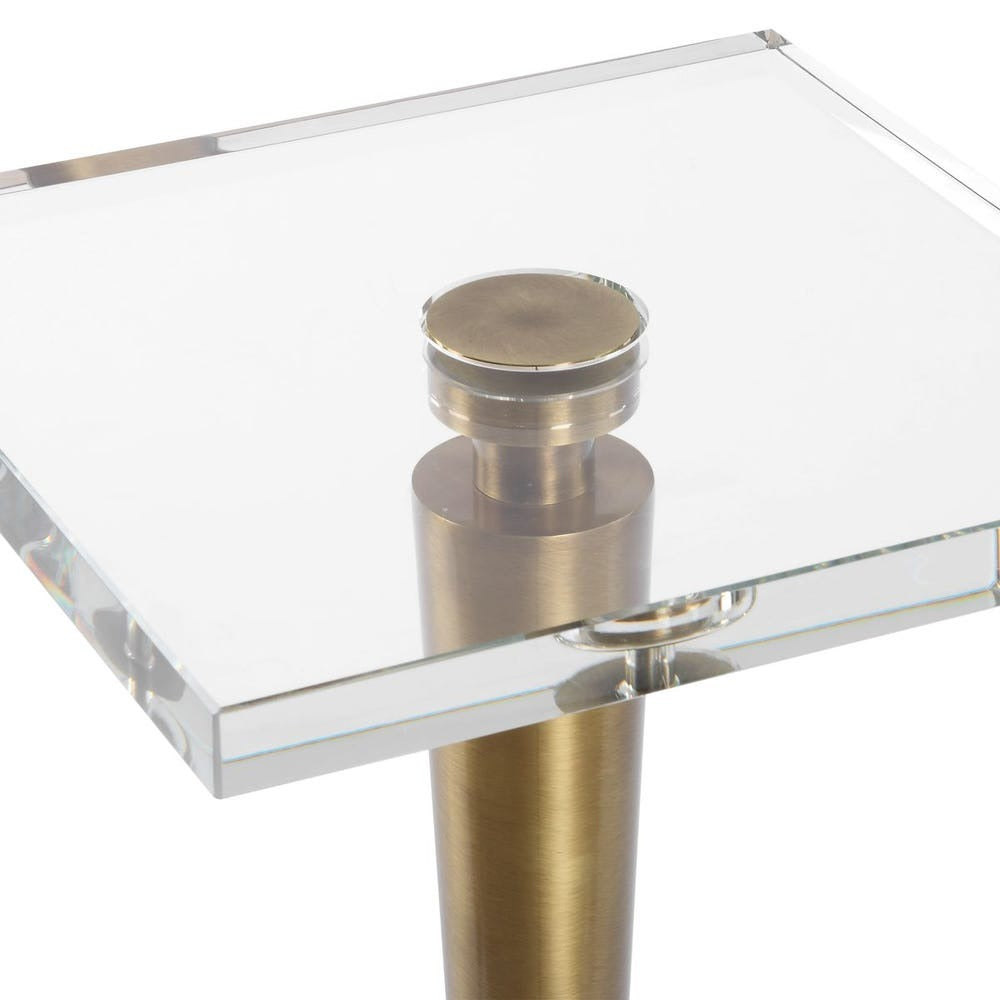Campeiro Drink Table, Brass