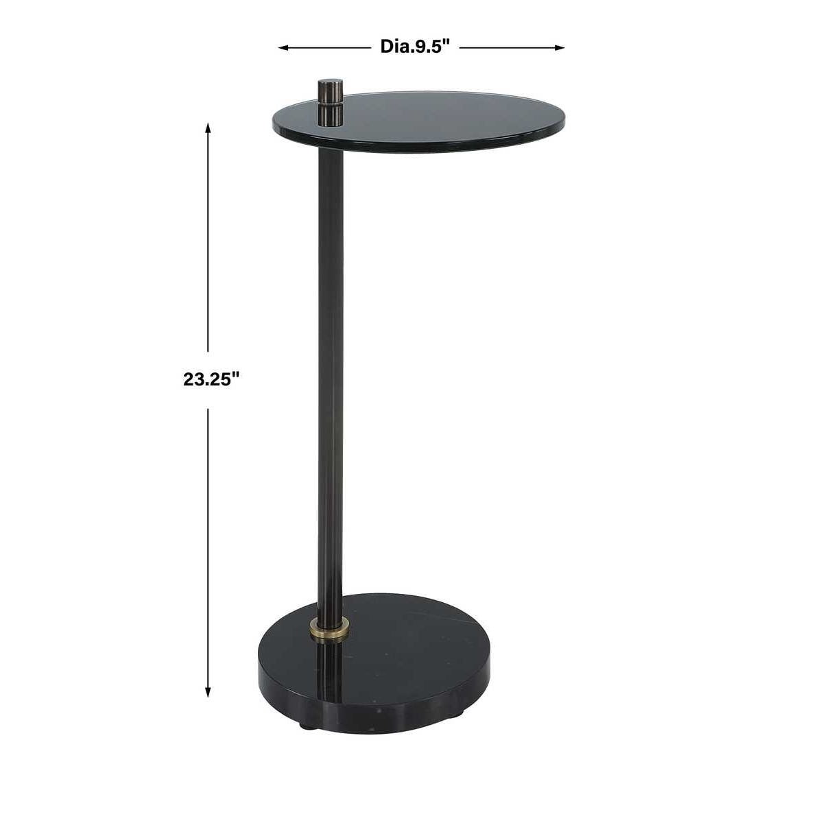 Cadmus Accent Table, Black