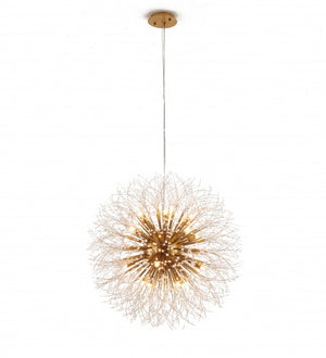 Lacey 32" Gold Chandelier