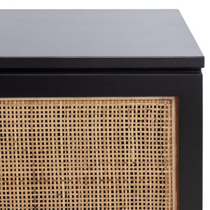 Wade Rattan Media Cabinet