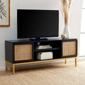 Wade Rattan Media Cabinet