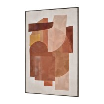 Ochre 32x48 Framed Abstract Wall Art