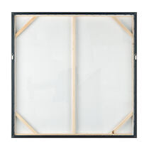 Blanc I Abstract 39x39 Framed Wall Art