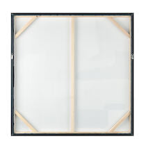 Blanc II Abstract 39x39 Framed Wall Art