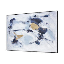 Charge 39x59 Abstract Framed Wall Art
