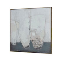 Burgess I Abstract 31x31 Framed Wall Art