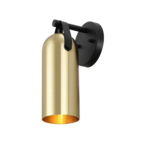 Denver Wall Sconce Set of 2 (Gold and Black)