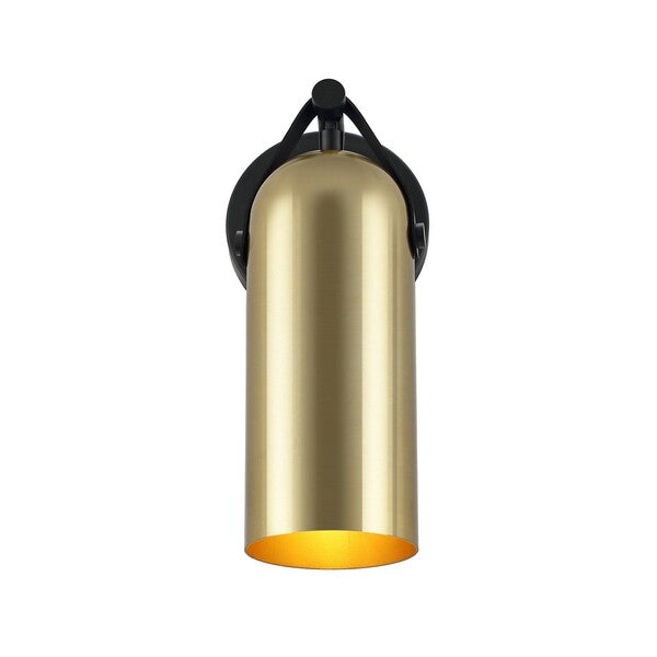 Denver Wall Sconce Set of 2 (Gold and Black)