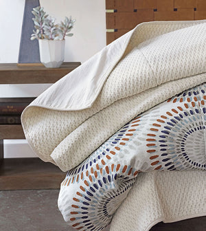 CUSTER LINEN COVERLET