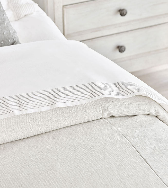 CLEARVIEW SOLID DUVET COVER AND COMFORTER