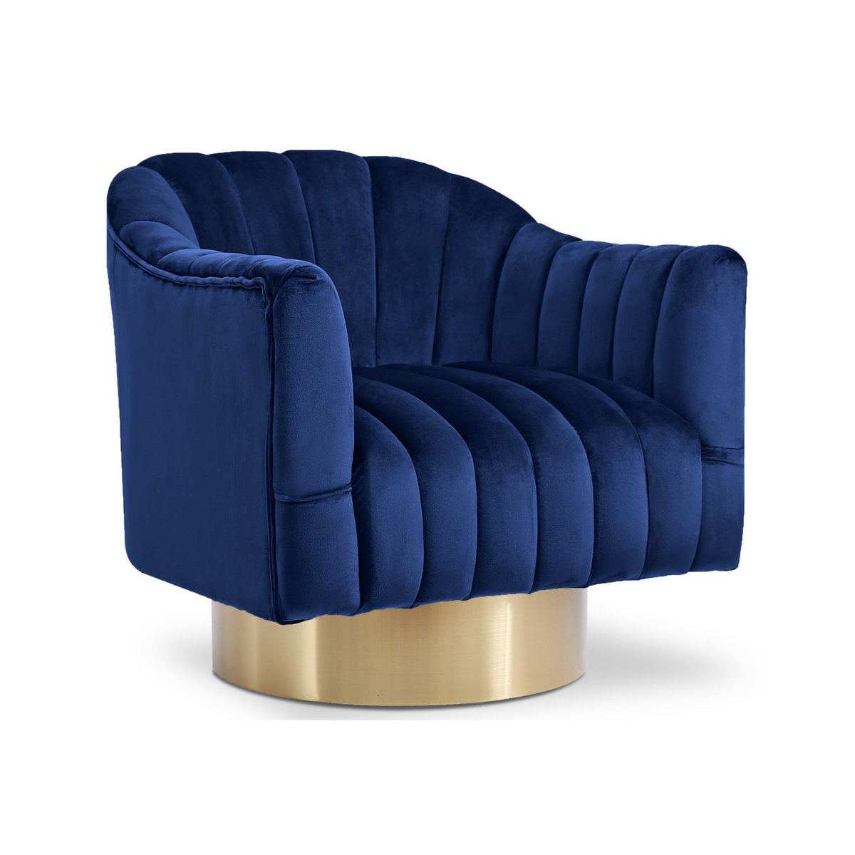 Amber Velvet Accent Chair