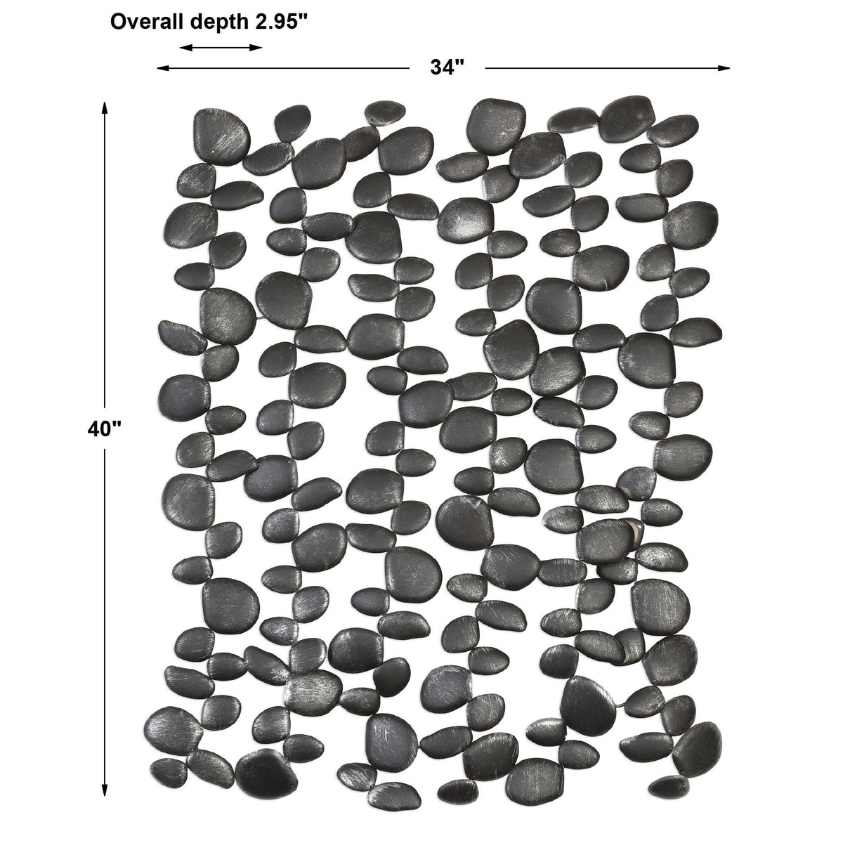 SKIPPING STONES METAL WALL DECOR