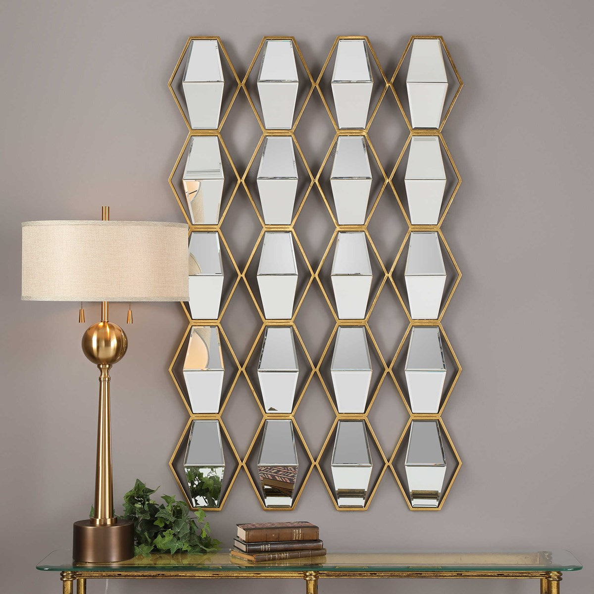 JILLIAN MIRRORED WALL DECOR FRAMED