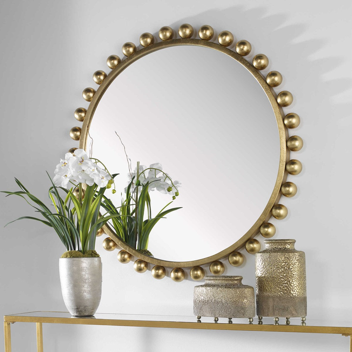 44&quot; Cyra Round Mirror