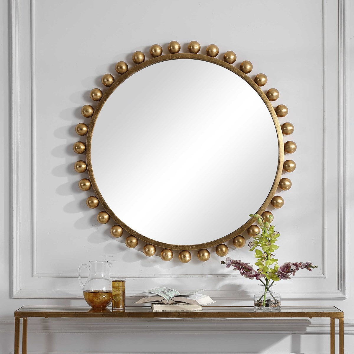 44&quot; Cyra Round Mirror