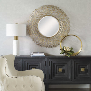 Swirl Round Mirror