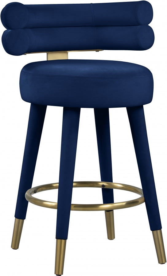 Baxley Velvet Counter Stool S/2