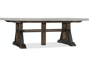 Roslyn County 90" Trestle Dining Table