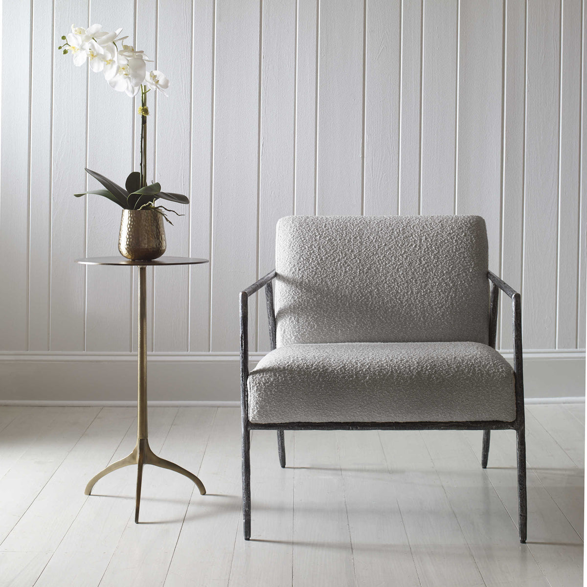 BALDWIN ACCENT TABLE, GOLD