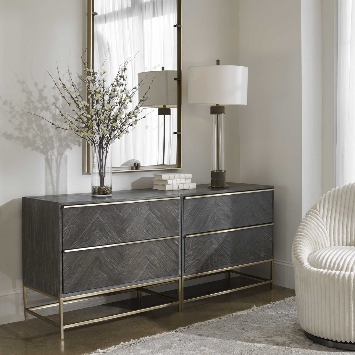 TORRY 2 DRAWER CHEST