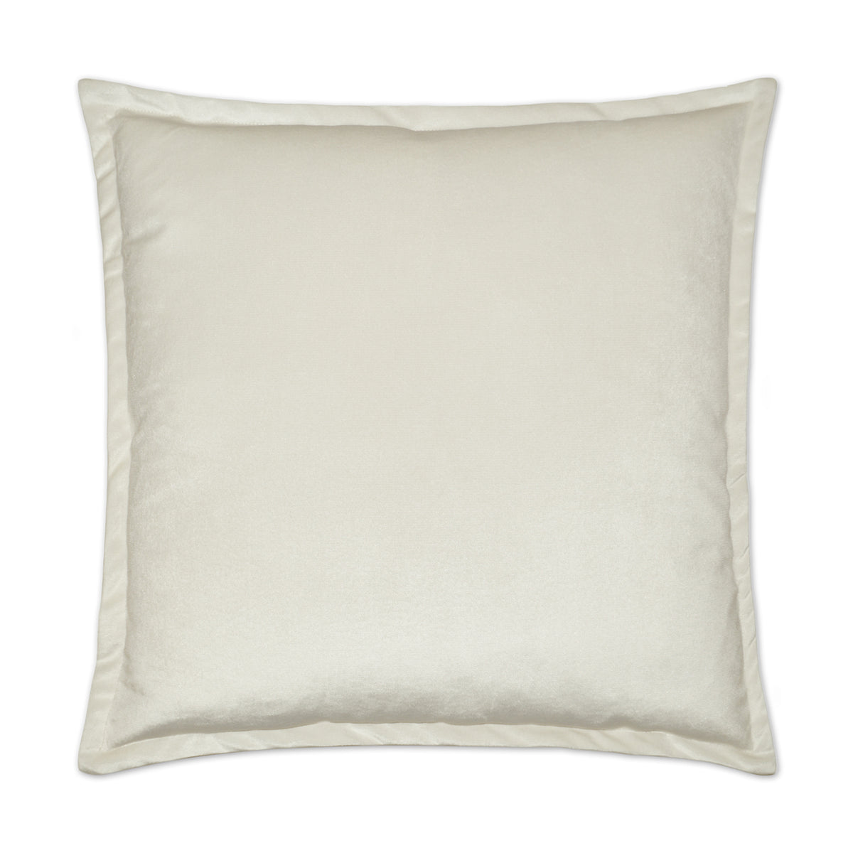 Rena  Plain Velvet Lip Flange Throw Pillow