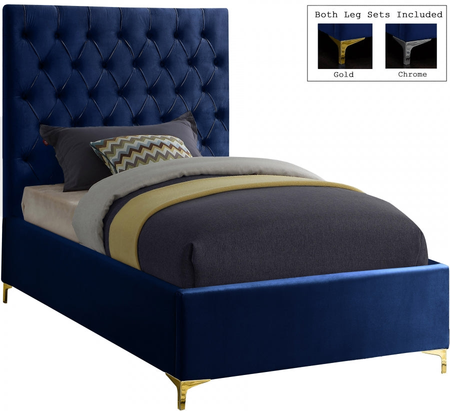 Rumi Velvet Bed