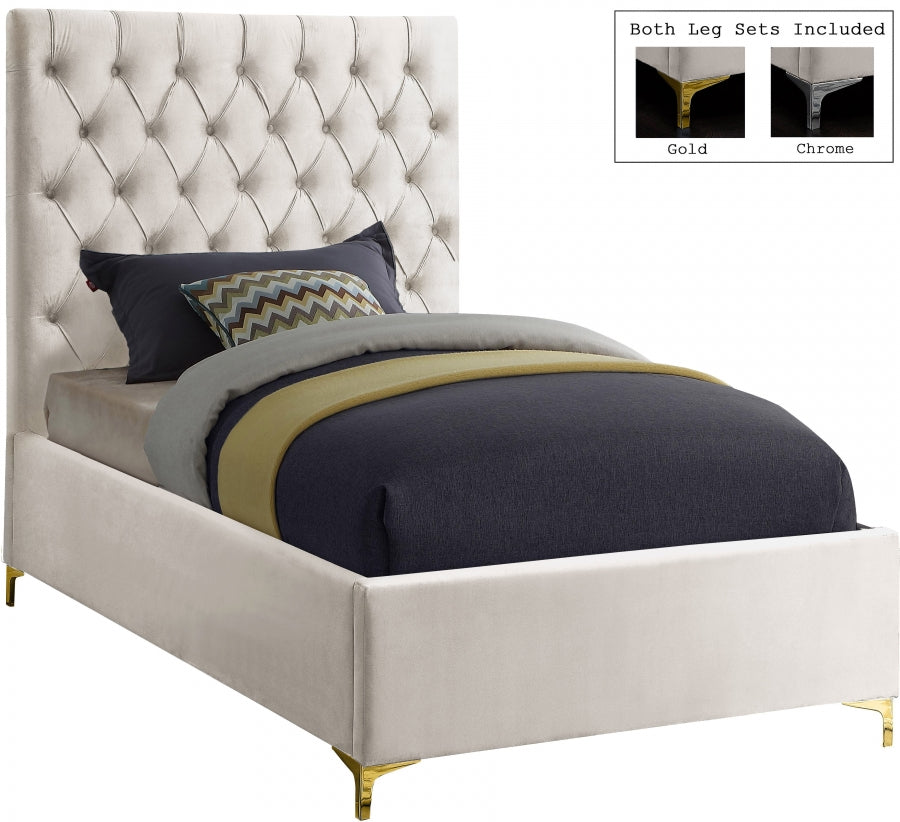 Rumi Velvet Bed