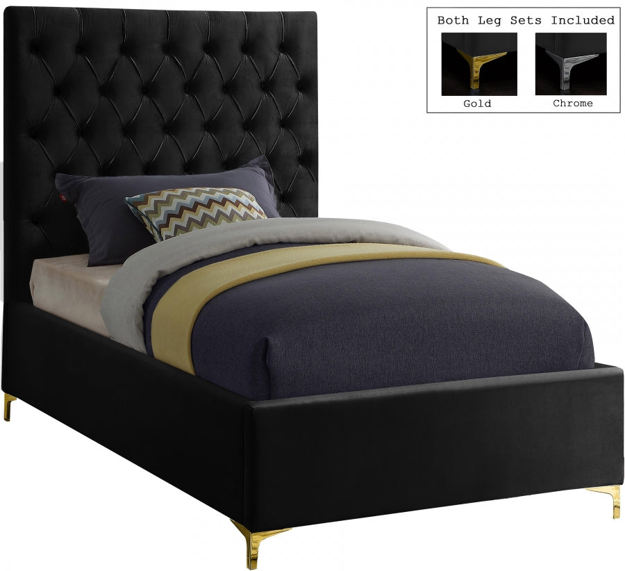 Rumi Velvet Bed