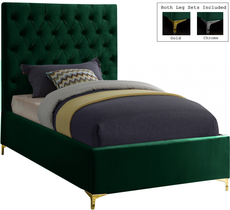 Rumi Velvet Bed