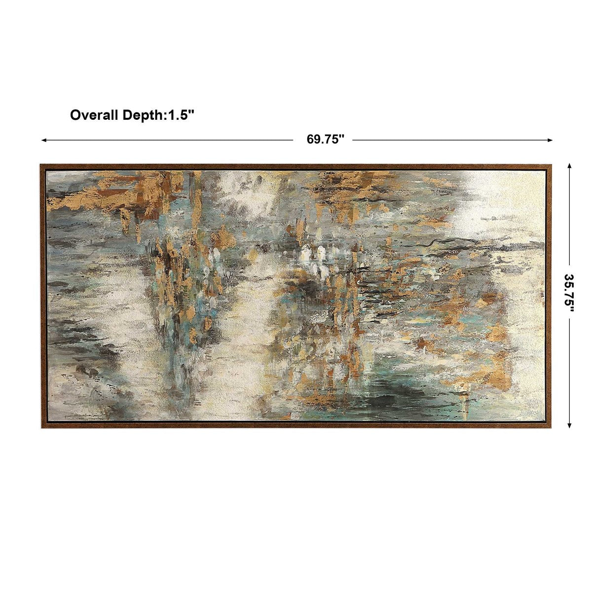 Behind The Falls Hand Painted Canvas