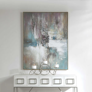 Elevation Hand Painted Canvas Framed Wall Art