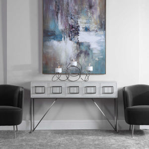 Elevation Hand Painted Canvas Framed Wall Art