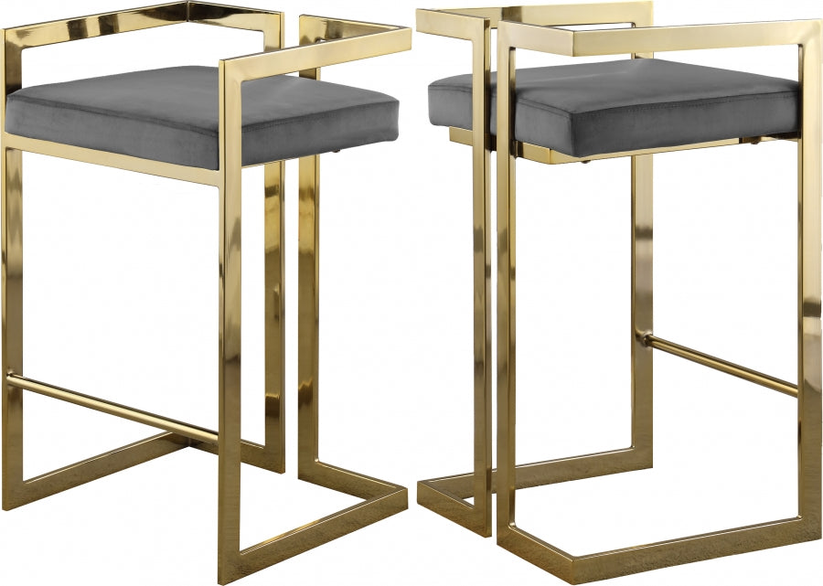 Juniper Gold Counter Stool Set of 2