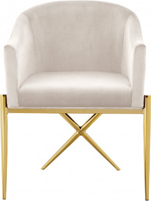 Mershona Dining Chair-Gold