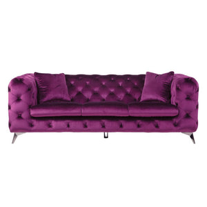 Lark Velvet Tufted Sofa