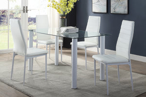 Romello 55" Glass Dining Table