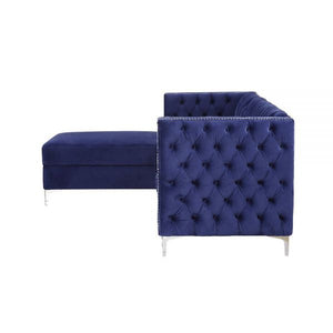 Magnum Navy Blue Sectional 108"