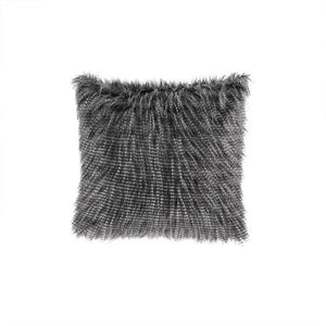 Thomas Faux Fur Pillow 20"/ Black