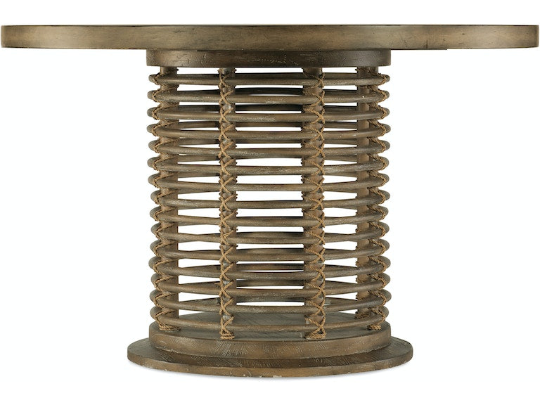 Surfrider 48&quot; Rattan Round Dining Table (2 Colors)