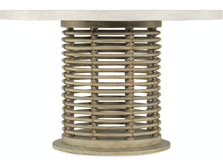 Surfrider 48&quot; Rattan Round Dining Table (2 Colors)