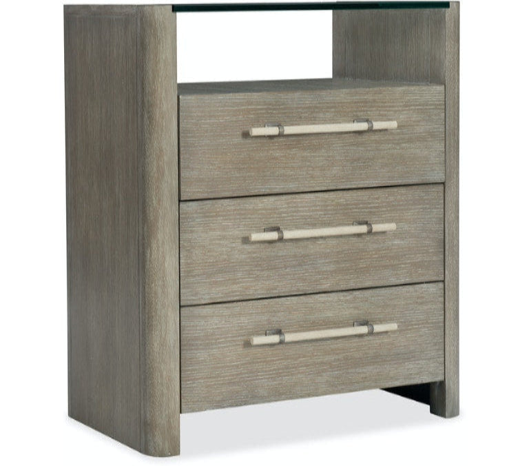 Infinity Three-Drawer Nightstand
