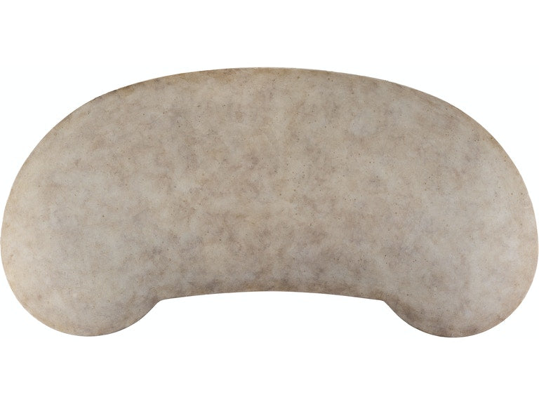 Solange Fluted Kidney Desk