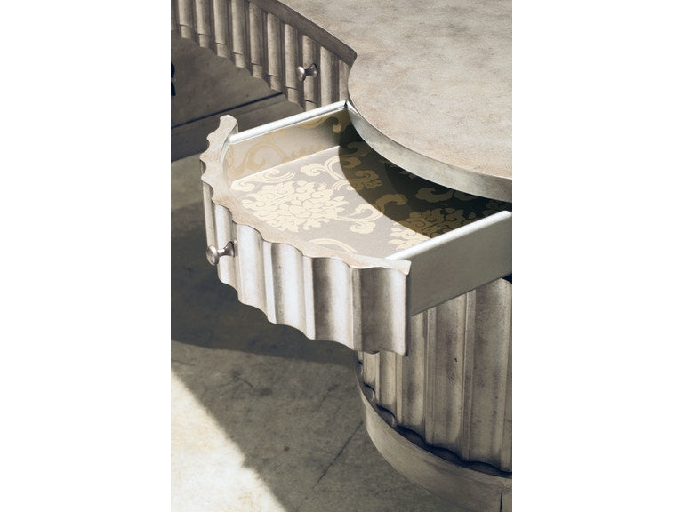 Solange Fluted Kidney Desk