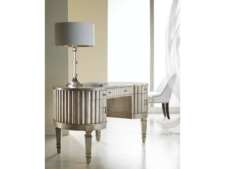 Solange Fluted Kidney Desk