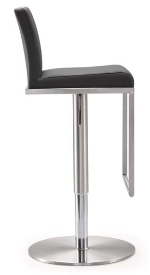 Amalfi Grey Steel Adjustable Stools - riteathomeatlanta