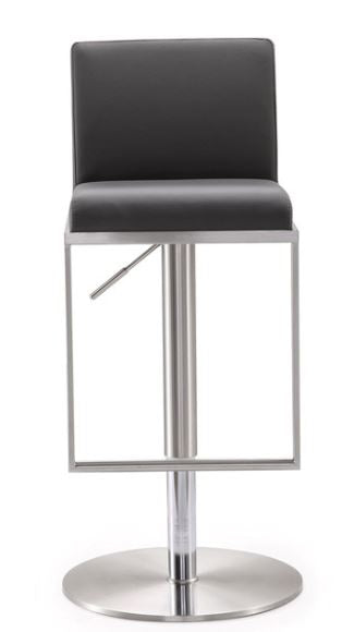 Amalfi Grey Steel Adjustable Stools - riteathomeatlanta