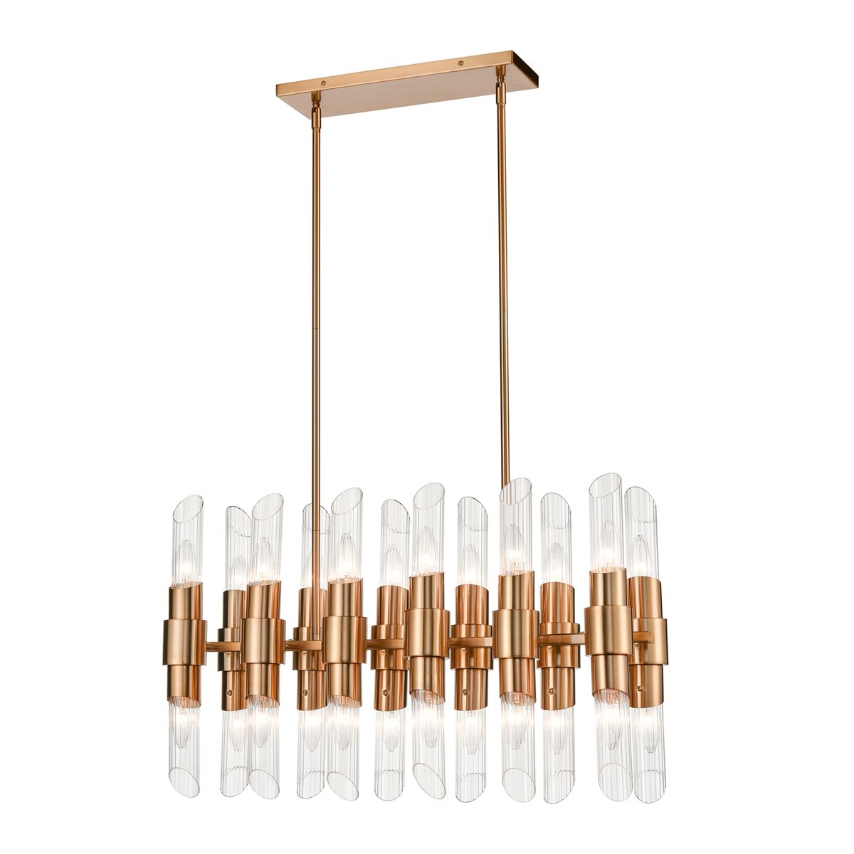 Carisbrook 28.75" W 24-Light Linear Chandelier