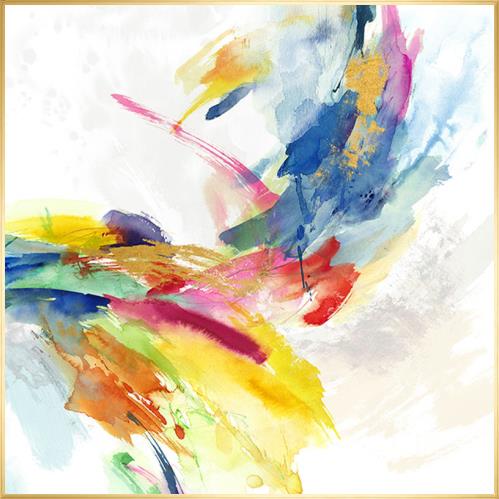 Kiss the Rain I 36x36 Framed Wall Art