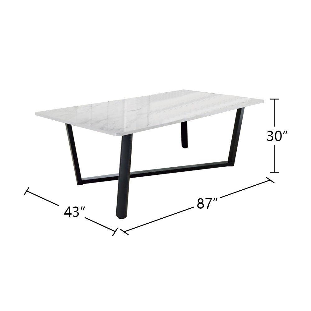 Regency 87 Marble Dining Table - Rite At Home Atlanta